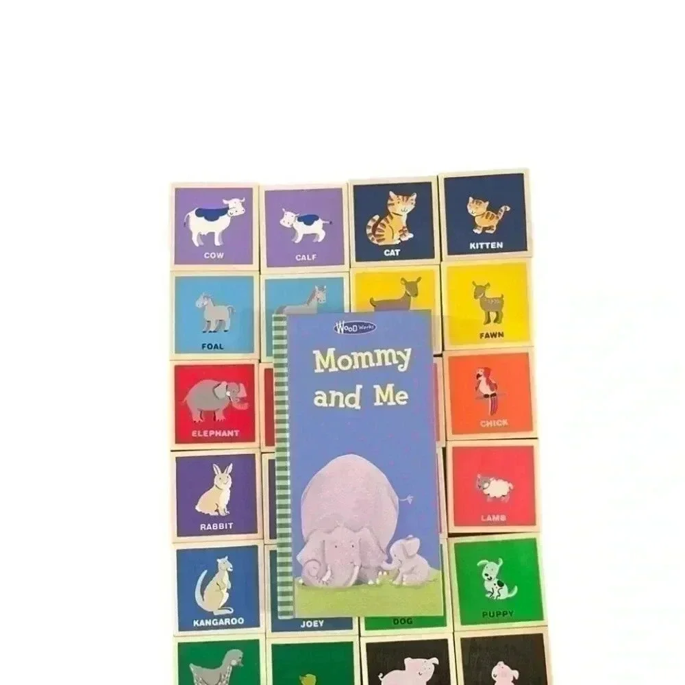Mommy & Me Book & Play Tiles Fun Learning Educational Book